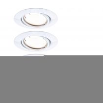 Spot encastré LED Base Kit de base orientable Smart Home Zigbee 3.0 Coin  rond 90mm 20°  3x4,9W 3x430lm 230V gradable 3000K Blan