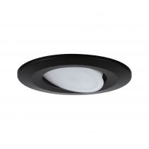 Spot encastré LED Calla  orientable IP65 rond 90mm 30°  6W 500lm 230V  4000K Noir mat