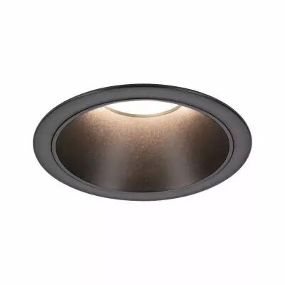 Spot encastr� LED Cole 3-Step-Dim Coin IP44 rond 88mm  Coin 6W 470lm 230V  2700K Noir