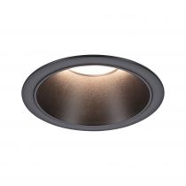 Spot encastré LED Cole 3-Step-Dim Coin IP44 rond 88mm  Coin 6W 470lm 230V  2700K Noir