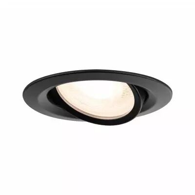 Spot encastr� Nova Plus  orientable IP65 rond 93mm 30� GU5,3 / GU10 max. 35W  230/12V gradable  Noir mat
