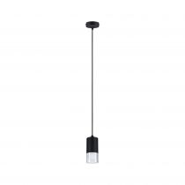 Luminaire en suspension LED Kame 9W Clair, Noir de signalisation