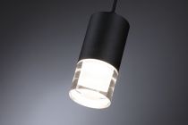 Luminaire en suspension LED Kame 9W Clair, Noir de signalisation