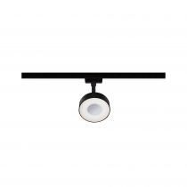 URail Spot sur rail LED Circle 3-Step-Dim   160lm 5W 3000K gradable 230V Noir mat