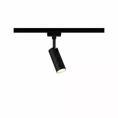 URail Spot sur rail LED Tubo Spot individuel 3-Step-Dim   150lm 4W 3000K gradable 230V Noir mat