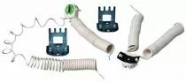 Kit montage rapide G5-T5 4-80W pour ballast électronique avec 2 équerres; câble H05V2U 2X0,5mm² (longueur étiré 1,70m) (007620)