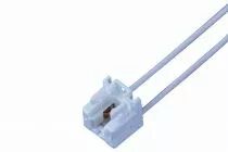 Douille à visser pour tube FM extra mini de diamètre 7mm,W4,3D, 250V 2A  IP20, câble PVC 0,5mm² rigide 390mm (007808)