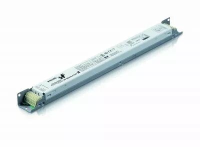 Ballast �lectronique gradable 1 � 10V, pour 1 lampe G13/T8 58W - 360X30X22mm, borniers � clips et incision (008961)
