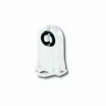 Douille traversante sans tenon d'arrêt G13-T8 250V 2A; axe de lampe 23mm, avec rotor (008992)