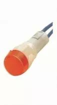 CABOCHON 14x19 ROND CLIP ORANG (119543)