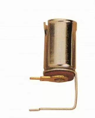Douille pour lampe miniature BA9s cosses � souder 12V 2A, pour circuit imprim�, avec picots invers�s (119556)
