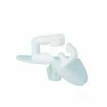 Isolateur serre-câble intérieur pour Douille E27 bakélite 250V 4A, T190°C, avec sortie latérale du câble plat H03VVH2F 2X0,75mm²