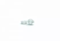 Serre-câble intérieur blanc pour douille bakélite E14 pour câble plat H03VVH2F 2X0,75mm² (124528)