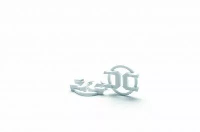 Serre-c�ble int�rieur blanc pour Douille bak�lite E27, avec c�ble plat H03VVH2F 2X0,75mm� (124529)