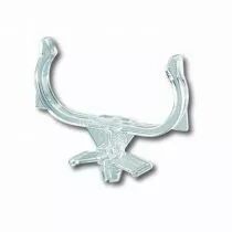 Support/clip de maintien pour 2G11-TCL en polycarbonate, pour épaisseur de tôle de 0,6 à 1,5mm, à clipser (126000)