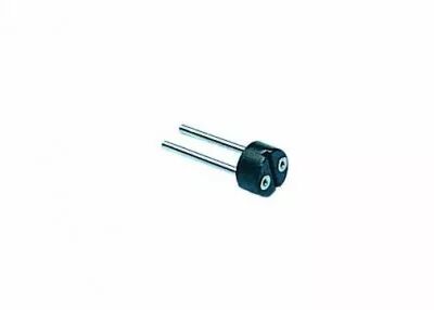 Douille polycarbonate noir pour lampe miniature T1 1/4, entraxe 3,17mm, pour montage sur circuit imprim�  (126506)