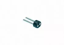 Douille polycarbonate noir pour lampe miniature T1 3/4 et T1 BPC, entraxe 2,54mm, pour montage sur circuit imprimé par clipsage 