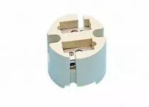 Douille céramique pour lampe G22 1000/25000V 20A T350°C, fixation par vis M5 (126814)