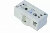 Douille céramique pour lampe G38 1000/50000V 50A T350°C, non câblée, fixation par vis (126817)