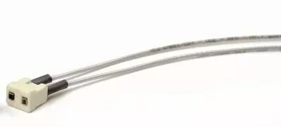 Douille c�ramique pour lampe G4 24V 4A T250�C, douille volante, c�ble silicone T180�C longueur 150mm (126819)