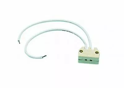 Douille st�atite pour lampes GX5,3, G6,35, GY6,35 T250�C 24V 8A c�ble 0,50mm�,sortie lat�rale (126827)