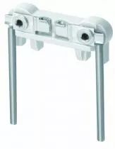Douille stéatite pour lampe G6,35 et GY6,35 24V 10A, T180°C câble silicone 0,75mm² T180°C 140mm, fixation par vis M3 (126897)