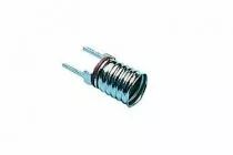Douille pour lampe miniature E10 très basse tension, cosses à souder entraxe 9,5mm, pour circuit imprimé (126971)