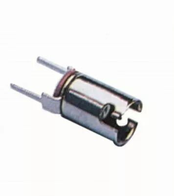 Douille pour lampe miniature BA9s cosses � souder 12V 2A, pour circuit imprim� (126975)
