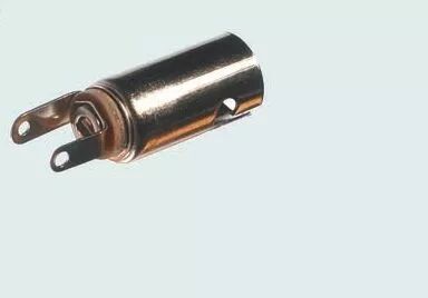 Douille pour lampe miniature BA9s cosses � souder 12V 2A, � cosses dans l'axe (126982)
