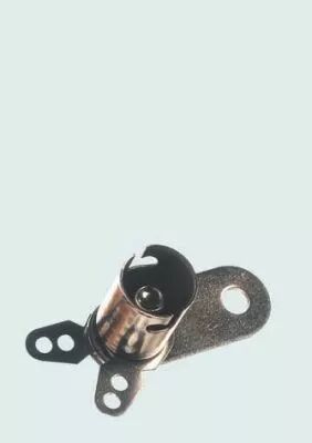 Douille pour lampe miniature BA9s cosses � souder 12V 2A, avec 3 �querres (126983)