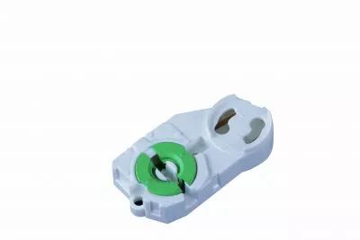 Douille Pastille � visser pour G13-T8 250V 2A IP20, avec porte starter (126995)