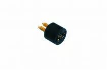 Douille pour lampe miniature T3/4 et T1 RM, entraxe 1,27mm, montage sur circuit imprimé  (127000)