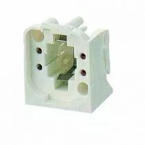Douille carrée pour G24Q3-GX24Q3 à visser 250V 2A, fixation vis horizontale (127001)