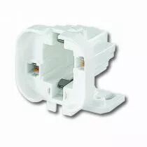 Douille carrée à visser pour G24D1-GX24D1 250V 2A, fixation à vis horizontale (127003)