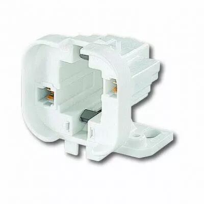 Douille carr�e � visser pour G24D3-GX24D3 250V 2A, fixation � vis horizontale (127005)