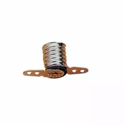 Douille pour lampe miniature E10, 12V 2A, m�tallique, avec �querres lat�rales (127053)