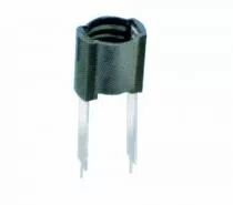 Douille pour lampe miniature E10 thermoplastique pour circuit imprimé, 24V 0,5A T80°C  (127056)