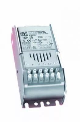 Platine compl�te compacte semi-�lectronique non gradable, pour lampe iodure 400W/3,5A - 196x87x76mm (127064)
