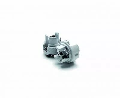 Pastille pour douille E14 m�tallique 250V 2A, blanche, avec borne de terre (127097)