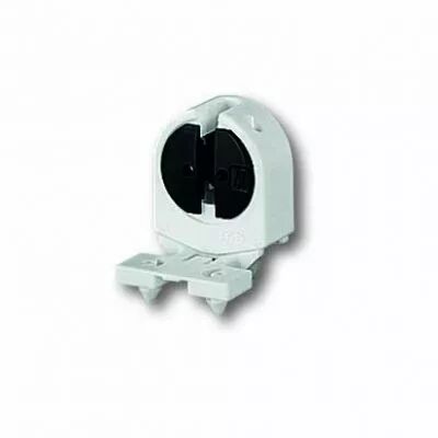 Douille G5-T5 avec pied � clipser 500V 2A; clips de fixation avec entraxe de 11mm (127178)