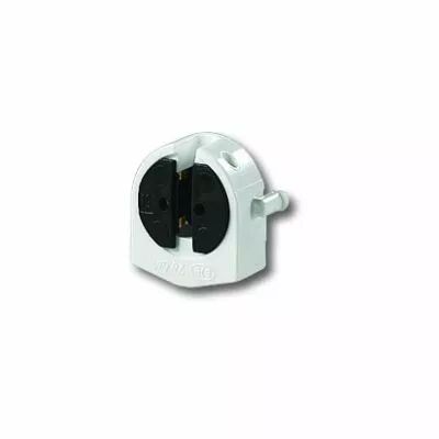 Douille G5-T5 pastille � clipser sans ressort 500V 2A avec rotor; Axe de lampe 12,5mm (127179)