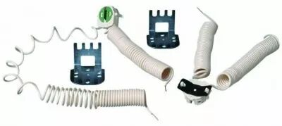Kit montage rapide pour G13-T8 18-58W pour ballast �lectronique avec 2 �querres, c�ble H05V2U 2x0,5mm� (longueur �tir� 1,70m) (1