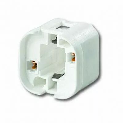 Douille carr�e � visser ou clipser pour G24D1- GX24D1 250V 2A (127186)