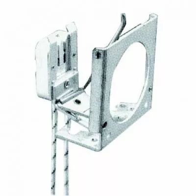 Douille pour lampe GX5,3 avec support 60V 400W T200�C, QLV1, avec �jecteur � droite, c�ble silicone T200�C longueur 140mm (12720