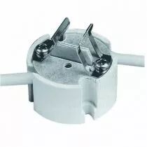 Douille pour lampe GZZ9,5 1000V 10A 500W T200°C, tension impulsion 30000V, câble silicone AWG18 T150°C 120mm (127211)
