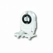 Douille avec pied à clipser pour tube G13-T8 250V 2A avec rotor; Axe de lampe 24mm (127228)