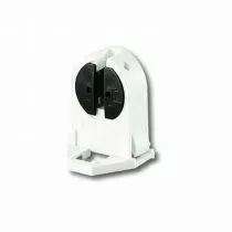 Douille G5-T5 traversante 500V 2A sans tenon d'arrêt pour découpe fermée 10X20mm; Axe de lampe 15,8mm (127231)