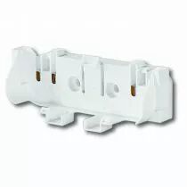 Douille à visser pour 2G10-TCF 250V 2A, fixation à vis horizontale ou verticale  (127240)