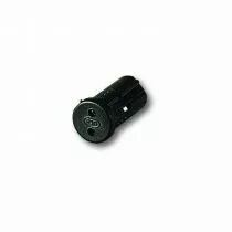 Douille miniature G4, 24V 4A T220°C, montage encastré dans le tube ou trou diamètre 7,8mm, connexions automatiques des fils (127