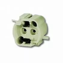 Douille céramique GX 12-1 (SDW-TG 50 ou 100W) 1000V 2A IP20, câble silicone 0,75mm² T180°C 250mm, fixation par vis M3 (127269)